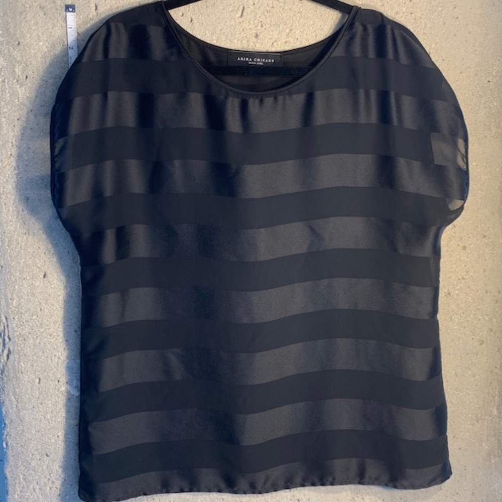 Sheer, Akira Black Label Top - Size Medium